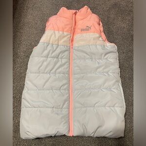 PUMA girls puffer vest, size 10/12